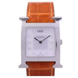 Hermes H Watch HH1.510 Steel White