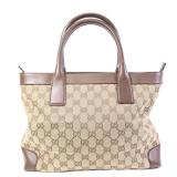 Gucci GG Shoulder Tote Brown