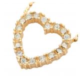 Dior Open Heart GP Gold Necklace