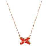 Chaumet Carnelian Pendant Necklace