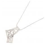 Diamond Necklace White Gold