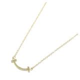 Tiffany T Smile Mini Necklace YG