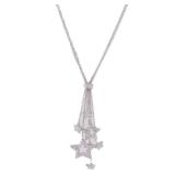 Tiffany Star Drop Necklace PT950