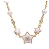 Chanel CC PVC Metal Gold White
