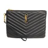Saint Laurent Pouch 379039 Black