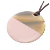 Hermes Minimal City Pendant Pink Brown