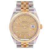 Rolex Datejust 126233 Auto Steel Gold