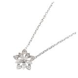 VCA Lotus Diamond Mini Necklace