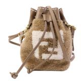 Fendi Mini Mon Tresor Shearling
