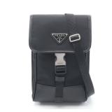 Prada Phone Case Shoulder Black