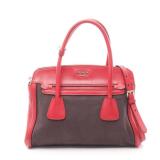 Prada Canapa Saffiano 2 Way Black