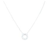 Diamond Necklace 18K White Gold