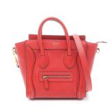 Celine Nano Luggage Red