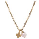 Louis Vuitton Flower Pearl Necklace