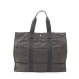 Hermes Herline GM Tote Dark Gray