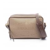 Prada Logo Jacquard Shoulder Gray