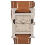Hermes H Watch HH1.210 Quartz Silver