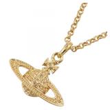 Vivienne Brass Gold Necklace