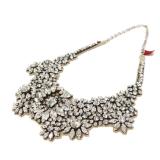 Valentino Rhinestone Silk Necklace