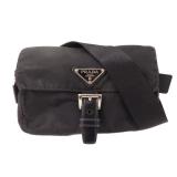 Prada BM0012 Nylon Waist Bag Black