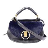 Chloe Goldie 2 Way Shoulder Black Blue