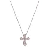 Tiffany Cross Diamond Necklace