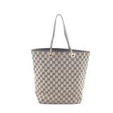 Gucci GG Canvas Tote Beige Black