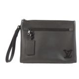 Louis Vuitton Aerogram Clutch Black
