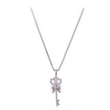 Diamond Necklace WG Silver