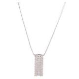 Diamond Necklace 14K White Gold