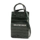 Balenciaga Phone Holder Green