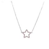 Diamond Necklace 18K White Gold