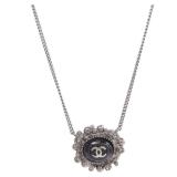 Chanel CC Black Stone Necklace