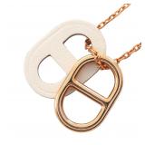 Hermes O'Maillon Necklace White