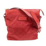 Gucci Nylon Shoulder Bag 510339 Red