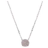 Diamond Necklace 18K White Gold