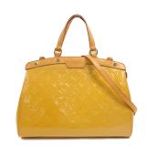 Louis Vuitton Brea MM Vernis Yellow