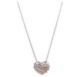 Tiffany Heart Arrow Necklace Silver