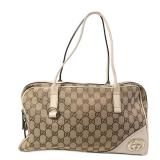 Gucci GG Canvas Shoulder Bag Brown