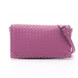 Bottega Intrecciato Shoulder Purple