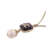 Chanel CC Metal PVC Necklace