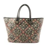 Chanel Coated Canvas Tote Black