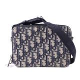 Dior Zipped Pouch Strap Navy