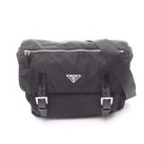 Prada Vela Sport Messenger Black