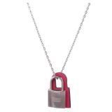 Hermes O'Kelly Pendant Silver Pink