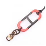 Hermes Amar Necklace Brown