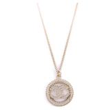 Chanel CC Metal Gold Necklace