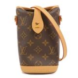LV Fold Me Pouch Monogram Brown