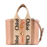 Chloe Woody Tote 2 Way Pink