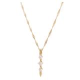 Diamond Necklace 18K Yellow Gold